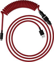 Cargar imagen en el visor de la galería, Cable Hyperx  en espiral USB-C rojo