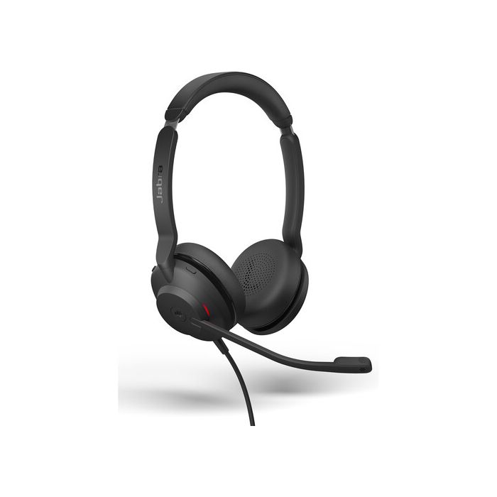 Jabra Evolve2 - Auriculares con cable de 30 UC, USB-C, estéreo, color  negro, ligero, portátil, con 2 micrófonos integrados, auriculares de  trabajo con