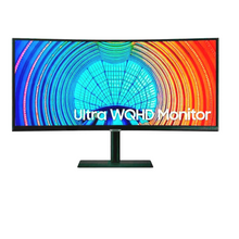 Cargar imagen en el visor de la galería, Monitor Samsung Ultrawide de 34“ Curvo (VA, WQHD, 100Hz, D-Port+HDMI+USB-C, FreeSync, Vesa)