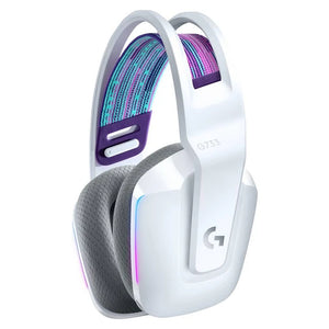 Audífono Gamer Logitech G733 LIGHTSPEED Wireless RGB Blanco