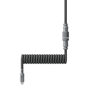 Cable Hyperx en espiral USB-C gris