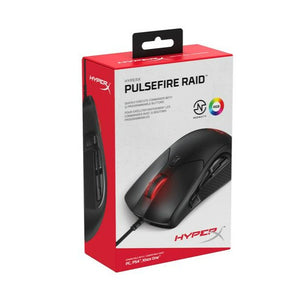 Mouse Gamer HyperX Pulsefire Raid Black, 11 Botones, 16000 DPI