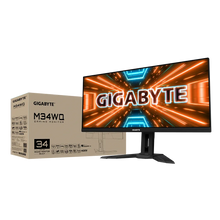 Cargar imagen en el visor de la galería, Gaming Monitor Gigabyte M34WQ 34”WQHD (3440×1440), IPS, 144Hz, 1ms MPRT