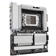 Cargar imagen en el visor de la galería, GIGABYTE TRX50 AERO D sTR5 AMD TRX50 EATX DDR5 PCIe 5.0 M.2 PCIe 5.0 USB4 Type-C Wi-Fi 7 Marvell 10GbE (Solo se vende con Procesador)