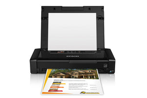Impresora Tinta Color Epson WorkForce WF-100, 7 ppm/negro, 4 ppm/color, LAN (inalámbrica) Wi-Fi