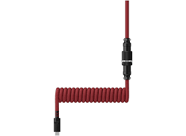 Cable Hyperx  en espiral USB-C rojo