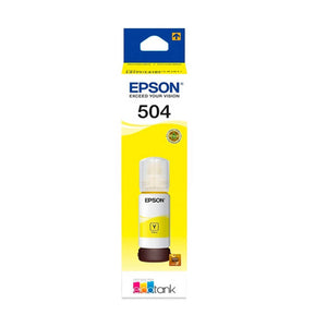 Botella de tinta Epson 504 Amarillo