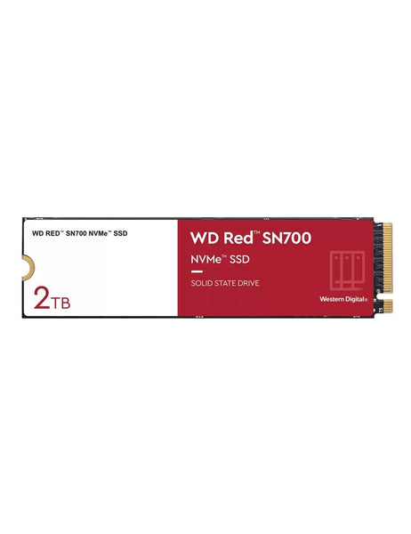 Unidad de Estado Sólido WD RED SN700 NVME de 2TB (M.2 2280 S3-M, PCIe Gen3)