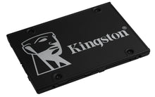 Cargar imagen en el visor de la galería, Unidad SSD 256GB Kingston KC600 2.5&quot;, Unidad auto encriptada, AES de 256 bits, TCG Opal y eDrive
