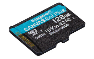 Tarjeta de memoria Kingston128GB microSD Canvas Go Plus  No Incluye Adapt