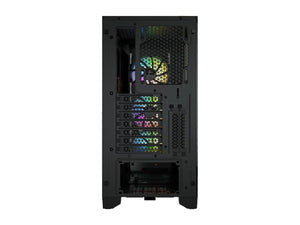 Gabinete Gamer Corsair iCue 4000X, RGB, Vidrio templado, ATX, MicroATX, Mini-ITX