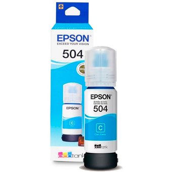 Epson Tinta T504 Cyan T504220
