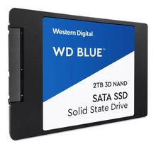 Cargar imagen en el visor de la galería, Unidad SSD 2TB WD Blue, 3D NAND, 2.5&quot;, SATA III 6 Gb/s, Lectura 560 MB/s, Escritura 530 MB/s