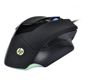 Mouse Gamer HP G200 (Óptico, 500-4000dpi, 6 botones, LED, Negro)
