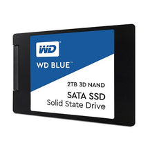Cargar imagen en el visor de la galería, Unidad SSD 2TB WD Blue, 3D NAND, 2.5&quot;, SATA III 6 Gb/s, Lectura 560 MB/s, Escritura 530 MB/s