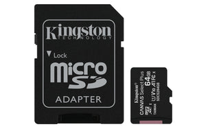 MEMORIA KINGSTON MICROSD C/ADAPT SELECT PLUS 64 GB