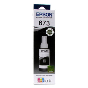 Botella de Tinta Original Epson T673120-AL Negro