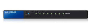 Linksys SE3008 Switch Ethernet Gigabit de 8 puertos  *Ítem disponible en 48 horas hábiles aprox. Leer descripción*