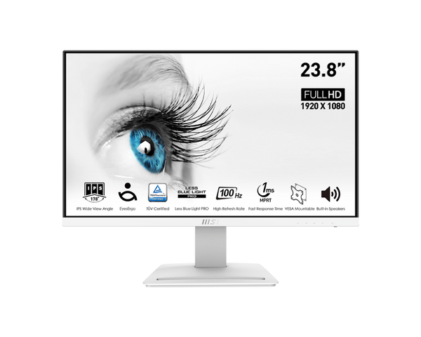 Monitor MSI PRO MP243XW 23.8in HDMI/DP 1920x1080 100Hz