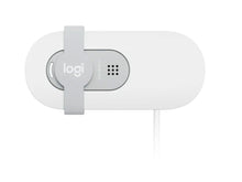 Cargar imagen en el visor de la galería, Cámara web Logitech Brio 100 Full HD, tapa de privacidad y micrófono integrado, Blanco Crudo