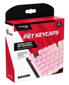 Teclas  Hyperx PBT duraderas para teclados mecánicos Pink