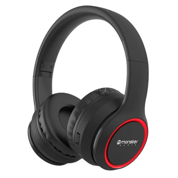 Audífonos Monster MX735 Inalámbricos (Bluetooth, Negro/Rojo)