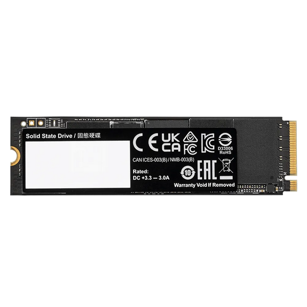 Gigabyte AORUS Gen4 7300 SSD 1TB PCIe 4.0 NVMe M.2, Velocidad de lectura de hasta 7300 MB/s, Velocidad de escritura de hasta 6000 MB/s