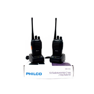 Kit Radiotransmisor Portátil Philco, Distancia 16kms - 33PHLMD216