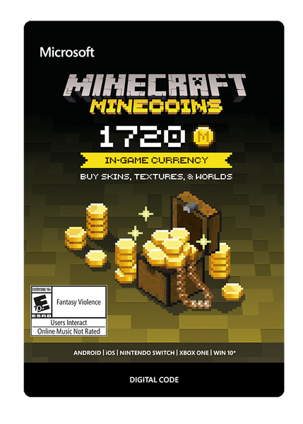 Moneda Virtual Minecraft 1720 Minecoins (DIGITAL)