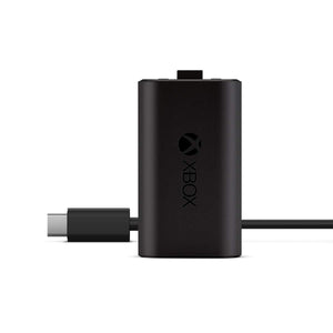 Microsoft Kit Carga y Juega para Xbox, USB-C, Negro
