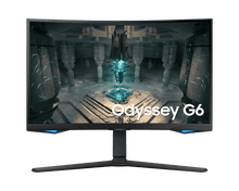 Cargar imagen en el visor de la galería, Monitor Gamer Samsung Odyssey G6, Curvo 27&quot;, WQHD, 240hz, 1ms, HDR, DisplayPort, HDMI