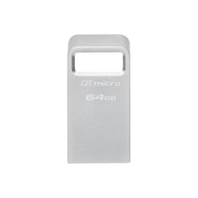 Cargar imagen en el visor de la galería, Pendrive Kingston DataTraveler Micro, 64GB, USB 3.2 Gen 1, Metal