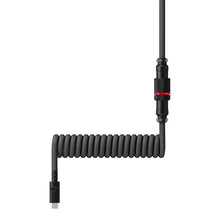 Cargar imagen en el visor de la galería, Cable en espiral HyperX Gaming USB-C Gris - Negro