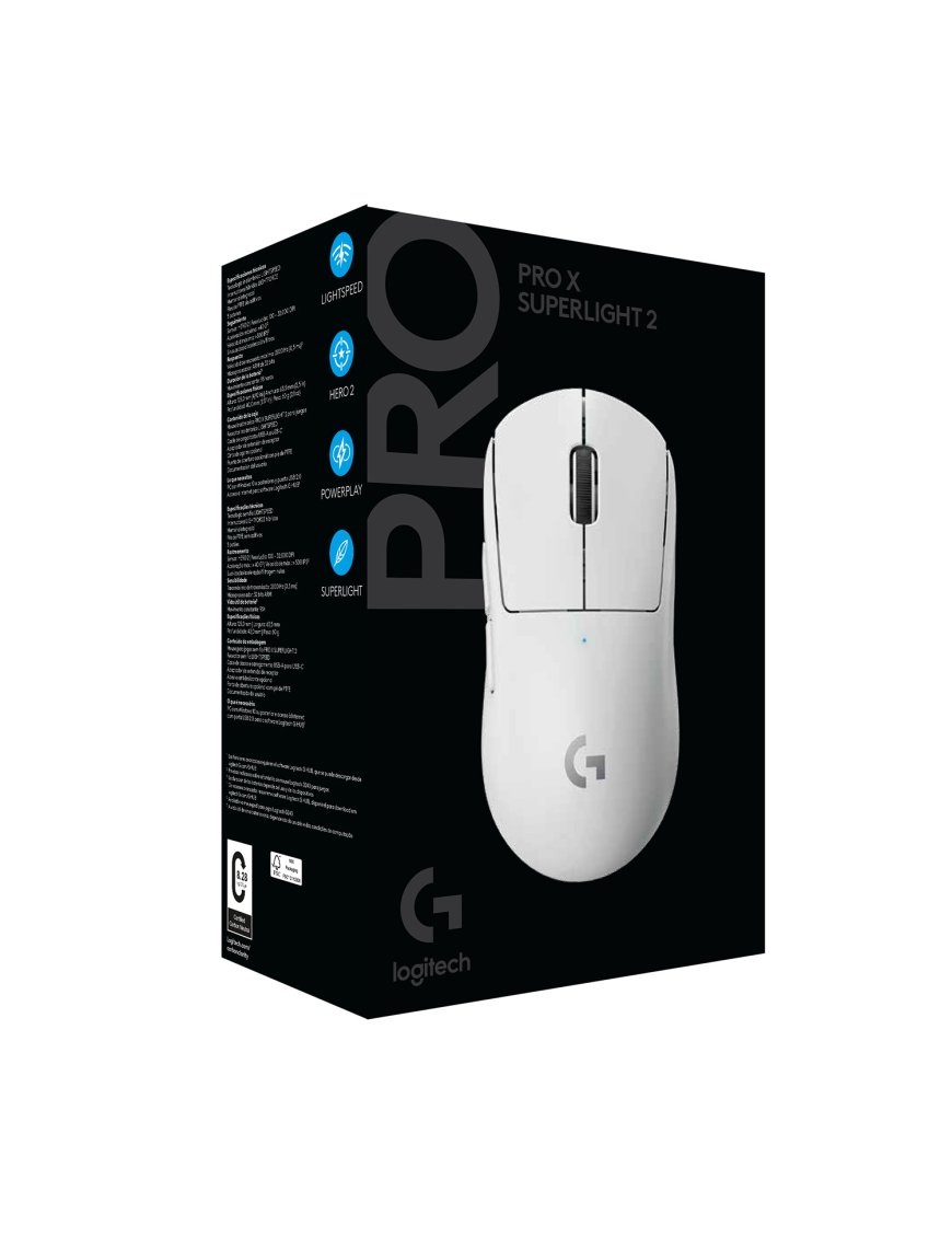 Logitech G Pro X Superlight 2 Lightspeed Wireless Gaming Mouse