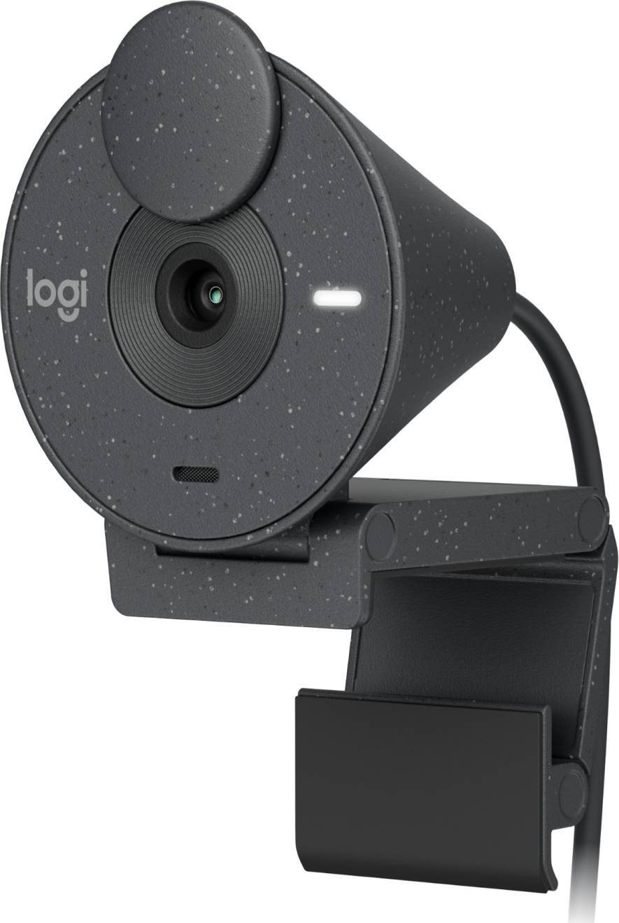 Webcam Logitech Brio 300, Full HD 1080p/30FPS, Micrófono Integrado, US –  G-Games