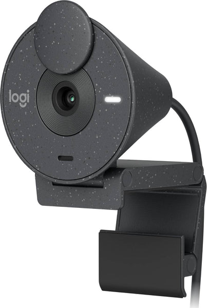 Webcam Logitech Brio 300, Full HD 1080p/30FPS, Micrófono Integrado, USB-C, Grafito