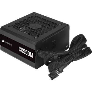 Fuente de Poder Corsair CX550M de 550Watts (Modular, Certificación 80+ Bronze)