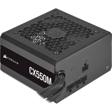 Cargar imagen en el visor de la galería, Fuente de Poder Corsair CX550M de 550Watts (Modular, Certificación 80+ Bronze)