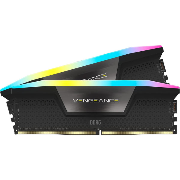 Kit Memoria Ram Corsair VENGEANCE® RGB DDR5 32GB (2x16GB) 6200MT/s CL36, DIMM, Black
