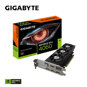 Tarjeta de Video Gigabyte GeForce RTX™ 4060 OC Low Profile 8G