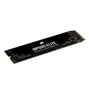 Corsair Memoria SSD MP600 Elite 2TB PCIe Gen4 x4 NVMe 1.4 M.2 7000MB/S Lectura - 6500MB/S - Negro