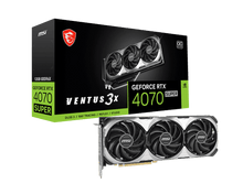 Cargar imagen en el visor de la galería, Tarjeta de Video MSI Nvidia GeForce RTX 4070 SUPER Ventus 3X OC, 12GB, GDDR6X, PCI-e 4.0