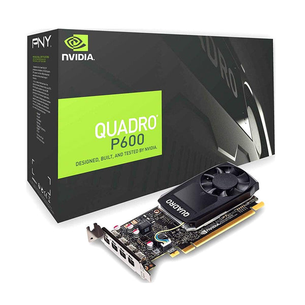 Tarjeta Video NVidia Quadro P600 2GB BLK (LP)