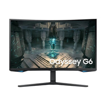 Cargar imagen en el visor de la galería, Monitor Gamer Samsung Odyssey G6 Curvo de 32“ (VA, QHD, 240Hz, 1ms, DPort+HDMI, FreeSync Pro)