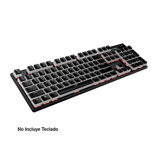 Teclas Pudding Keycaps para teclados mecánicos HyperX - Black