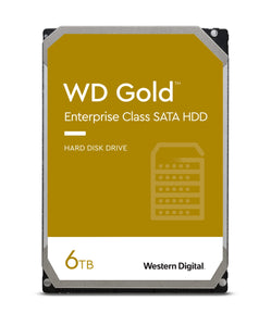 Disco Duro Interno Western Digital Gold, 6 TB, 3.5", SATA 6GB/s, 7200RPM