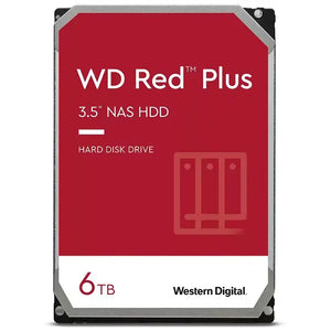 Western Digital Disco Duro Para Nas Wd Red™ Plus, 6Tb, 3.5″ Sata 6Gb/S, 5400 Rpm