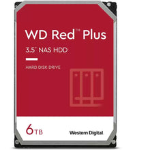 Cargar imagen en el visor de la galería, Disco Duro Western Digital Red Plus de 6TB (3.5“, NAS, SATA, 5.400rpm, 256MB Caché)