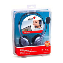 Cargar imagen en el visor de la galería, Audifono Head Genius HS-04S 3.5MM Band Headset Negro/gris