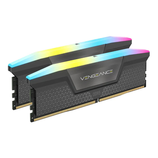 Kit Memoria RAM Corsair Vengeance RGB de 32GB (2 x 16GB, DDR5, 5200MHz, CL40, DIMM)